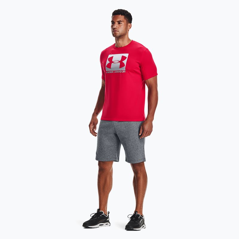 Férfi póló Under Armour Boxed Sportstyle red/steel 2