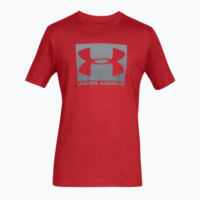 Férfi póló Under Armour Boxed Sportstyle red/steel 5