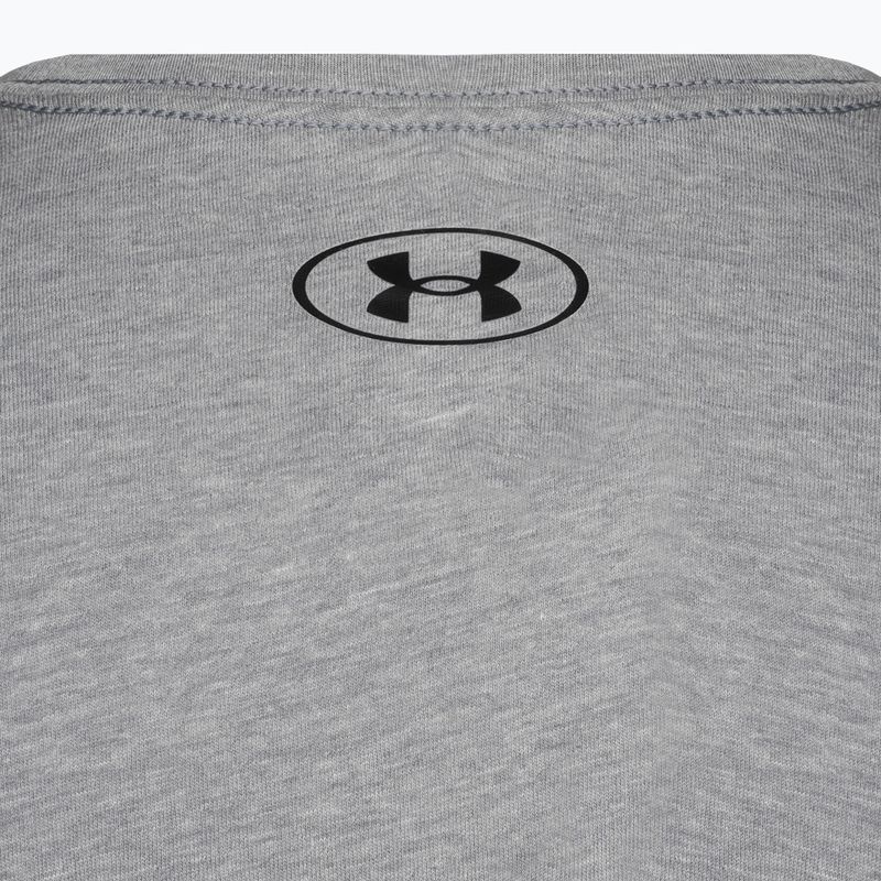 Férfi Under Armour Sportstyle Left Chest SS steel light heather/fekete edzőpóló 7
