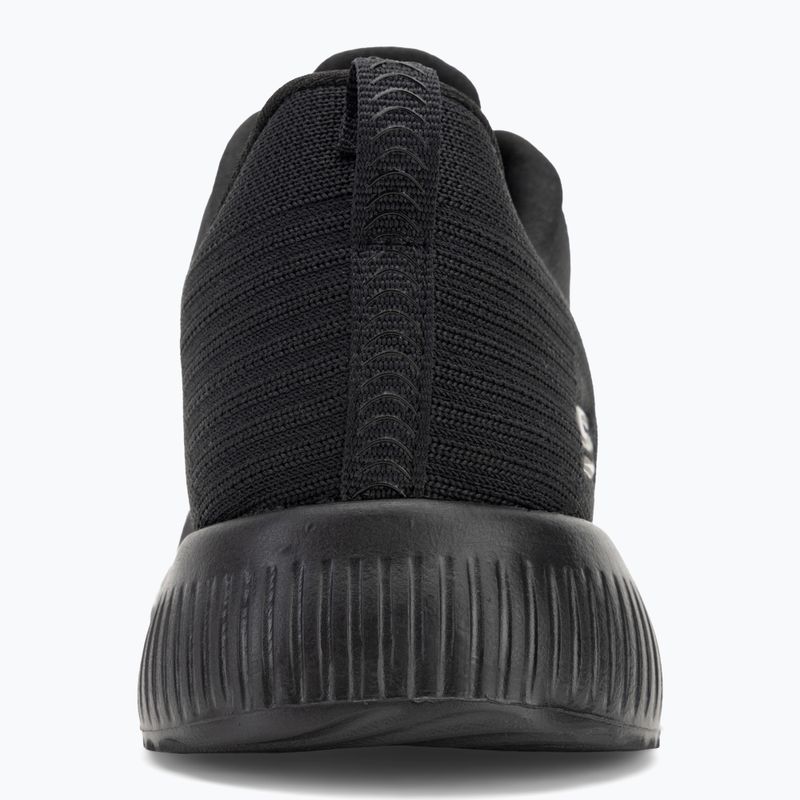 Női SKECHERS Bobs Sport Squad Tough Talk fekete cipők 6