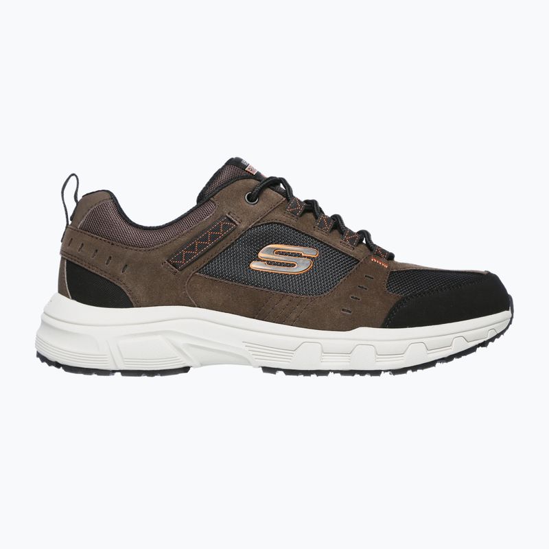 SKECHERS Oak Canyon férfi trekking cipő csokoládé/fekete 8