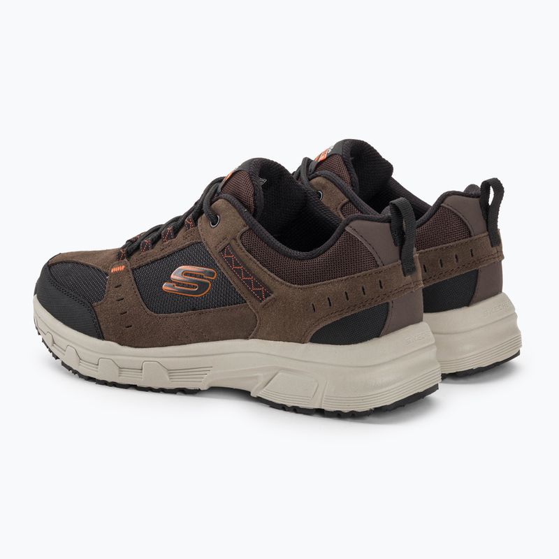 SKECHERS Oak Canyon férfi trekking cipő csokoládé/fekete 3