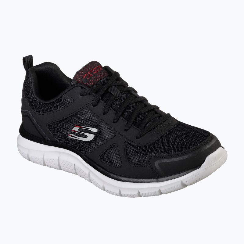 SKECHERS Track Scrolic férfi edzőcipő fekete/piros 11