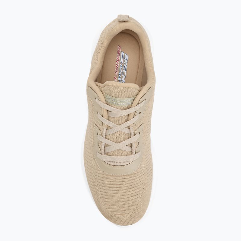 Női cipők SKECHERS Bobs Sport Squad Tough Talk bézs 5