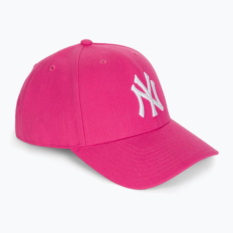 47 Brand MLB New York Yankees MVP SNAPBACK magenta baseball sapka