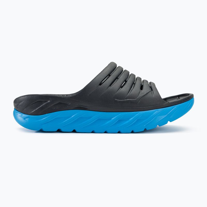 Női papucs HOKA Ora Recovery Slide 2 ebony/dresden blue 2