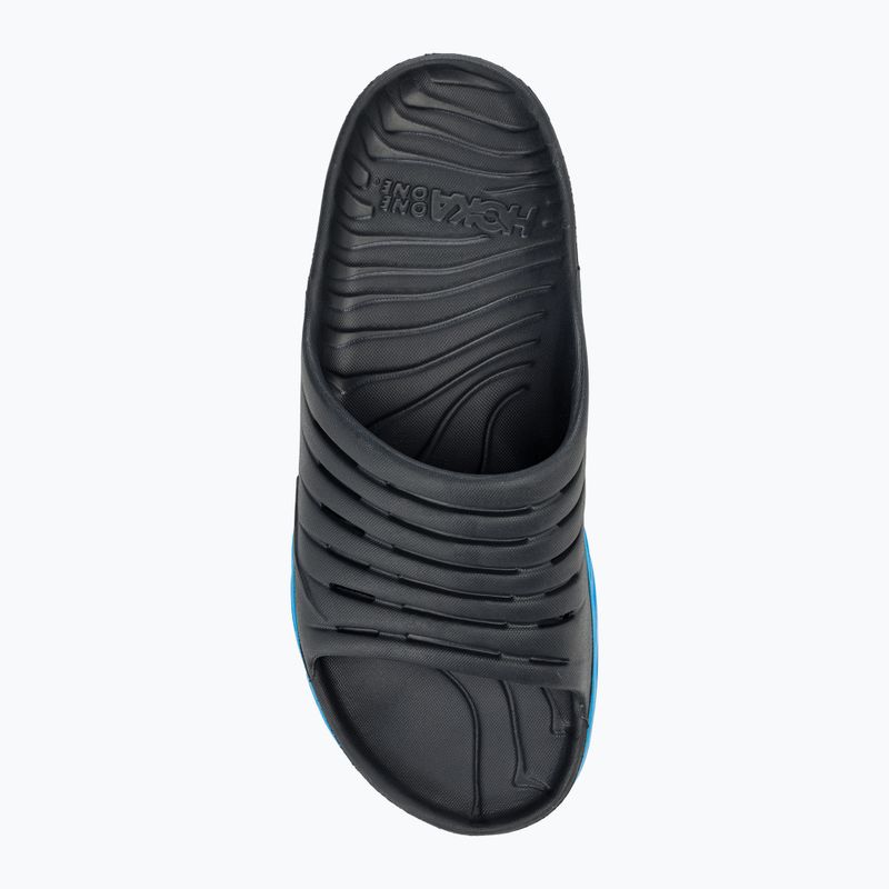 Női papucs HOKA Ora Recovery Slide 2 ebony/dresden blue 5