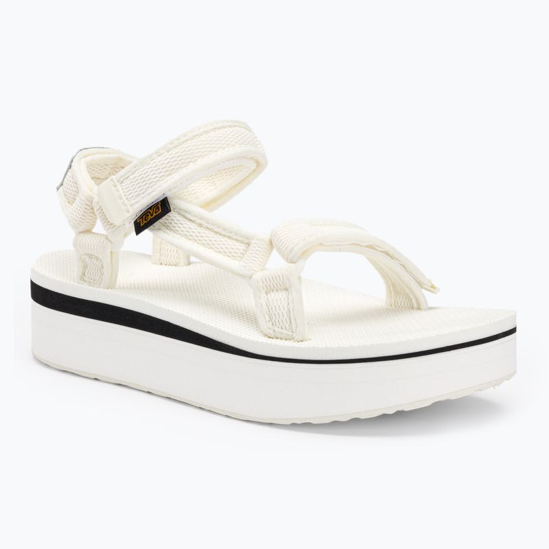 Női túraszandálok Teva Flatform Universal Mesh Print világos fehér
