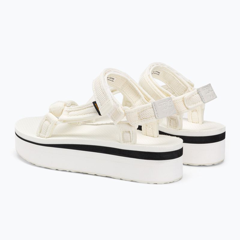 Női túraszandálok Teva Flatform Universal Mesh Print világos fehér 3