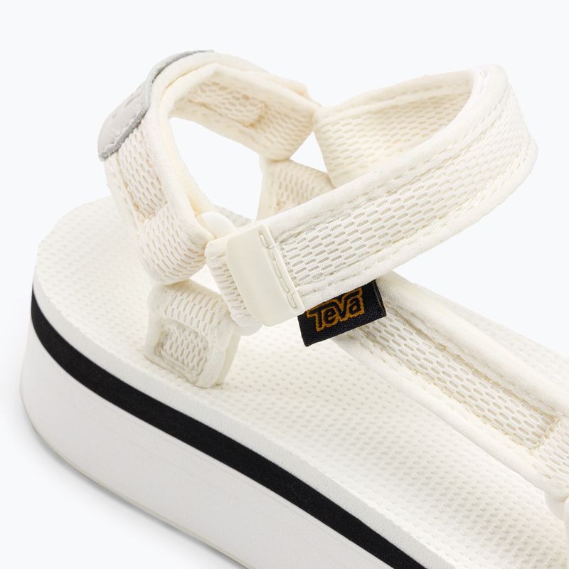 Női túraszandálok Teva Flatform Universal Mesh Print világos fehér 8