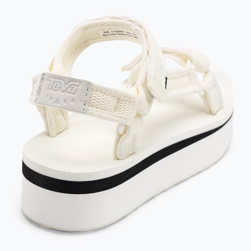 Női túraszandálok Teva Flatform Universal Mesh Print világos fehér 9