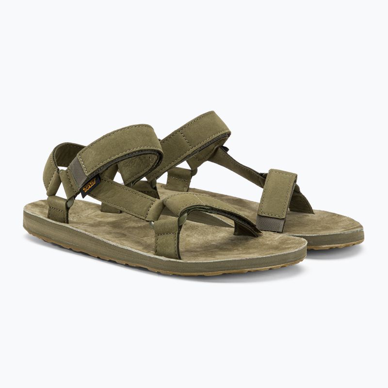 Férfi Teva Original Universal Leather égett olíva túra szandálok 4
