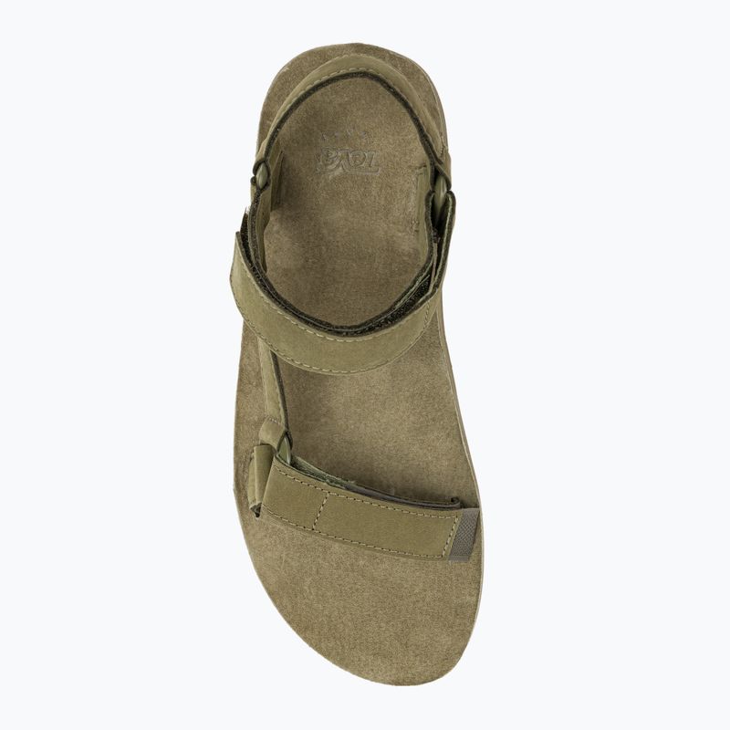Férfi Teva Original Universal Leather égett olíva túra szandálok 6