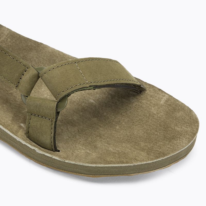 Férfi Teva Original Universal Leather égett olíva túra szandálok 7