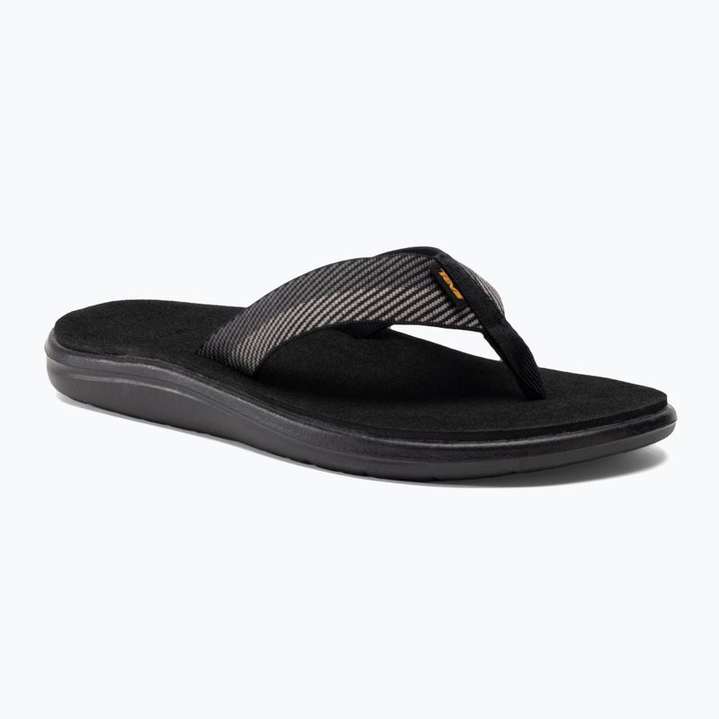 Férfi flop-flop papucs Teva Voya Flip vori black gray