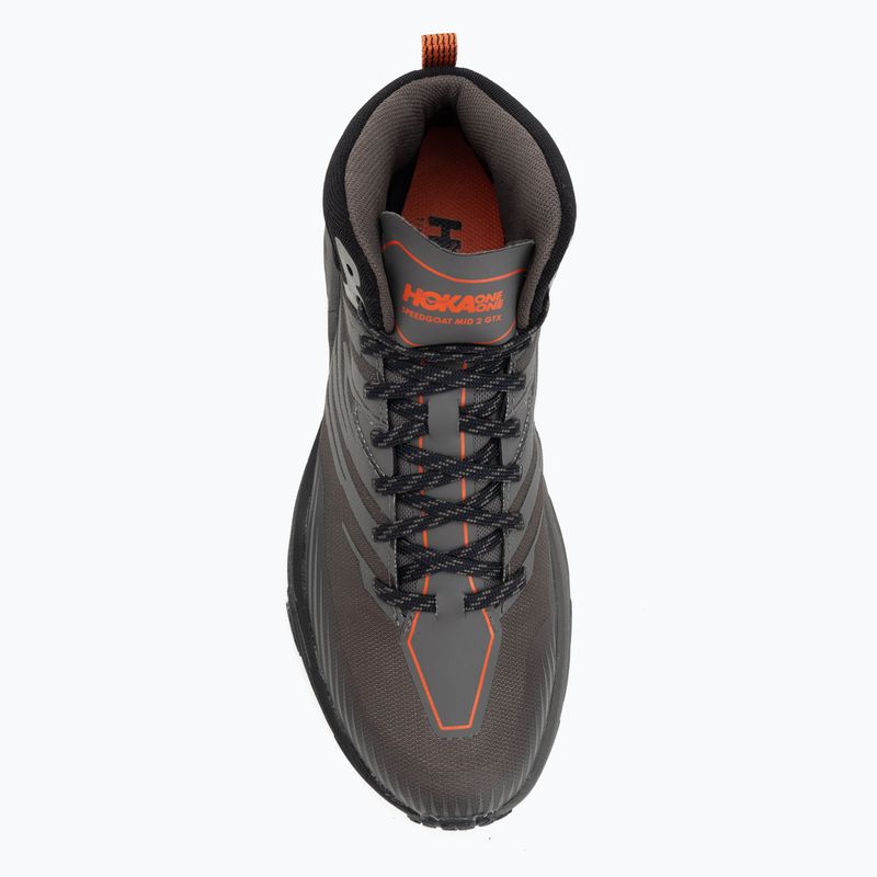 HOKA férfi cipő Speedgoat 2 MID GTX antracit/sötét sirály szürke 5