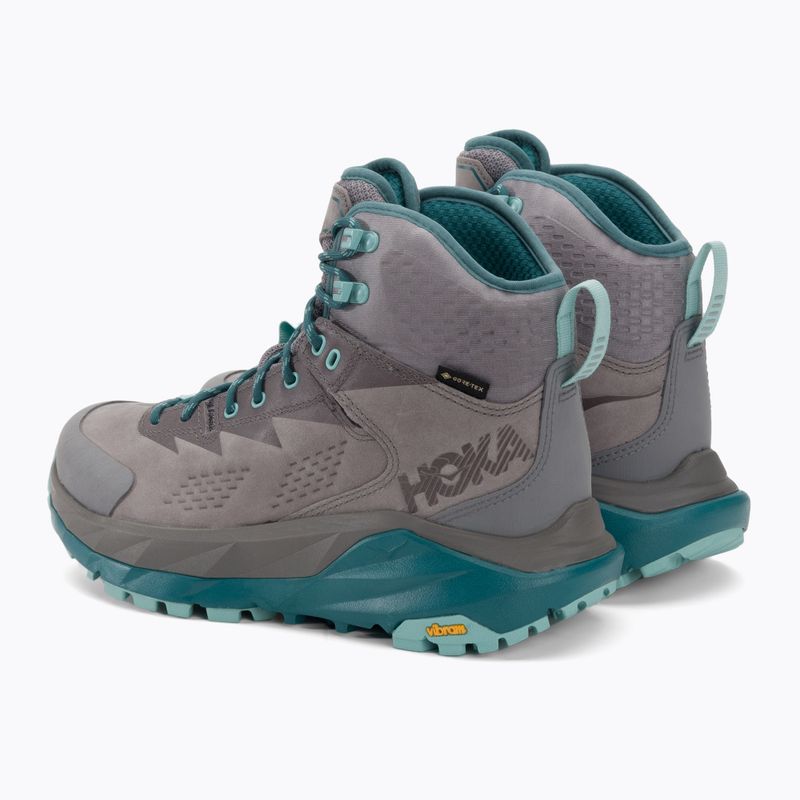Női túrabakancs HOKA Kaha GTX fagyszürke/aqua haze 3