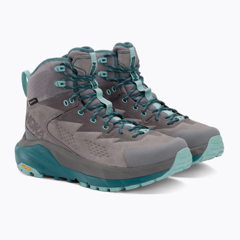 Női túrabakancs HOKA Kaha GTX fagyszürke/aqua haze 4