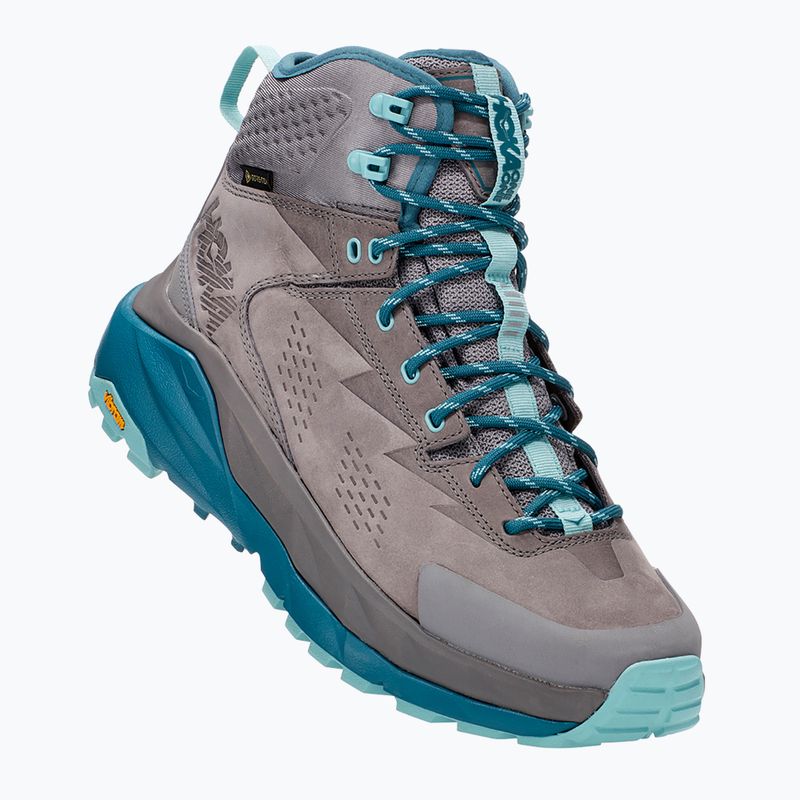 Női túrabakancs HOKA Kaha GTX fagyszürke/aqua haze 8