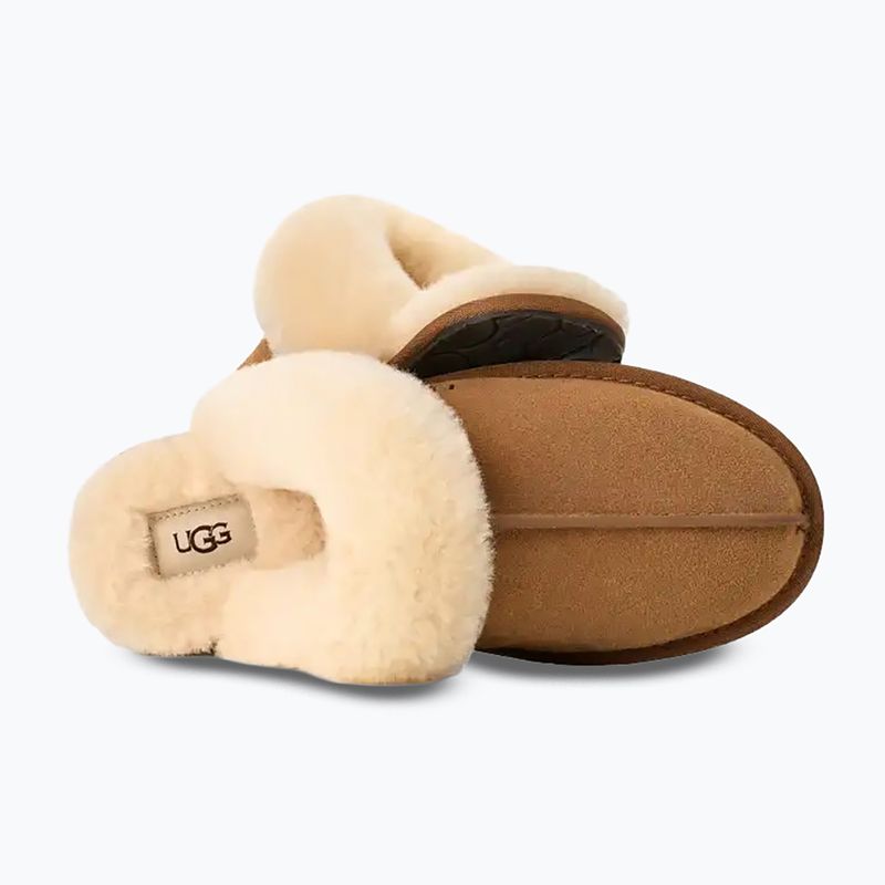 Női papucsok UGG Scuffette II chestnut 4