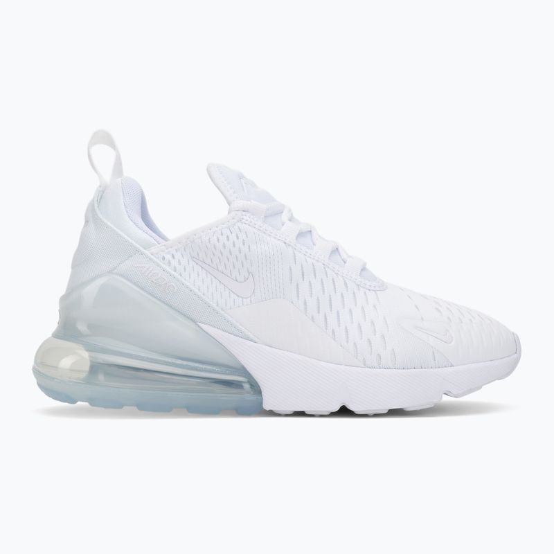 Nike Air Max 270 gyerekcipő White/Metallic Silver/White 2