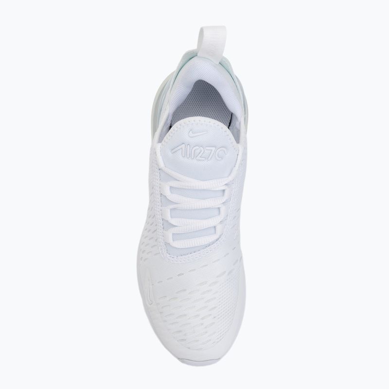 Nike Air Max 270 gyerekcipő White/Metallic Silver/White 5