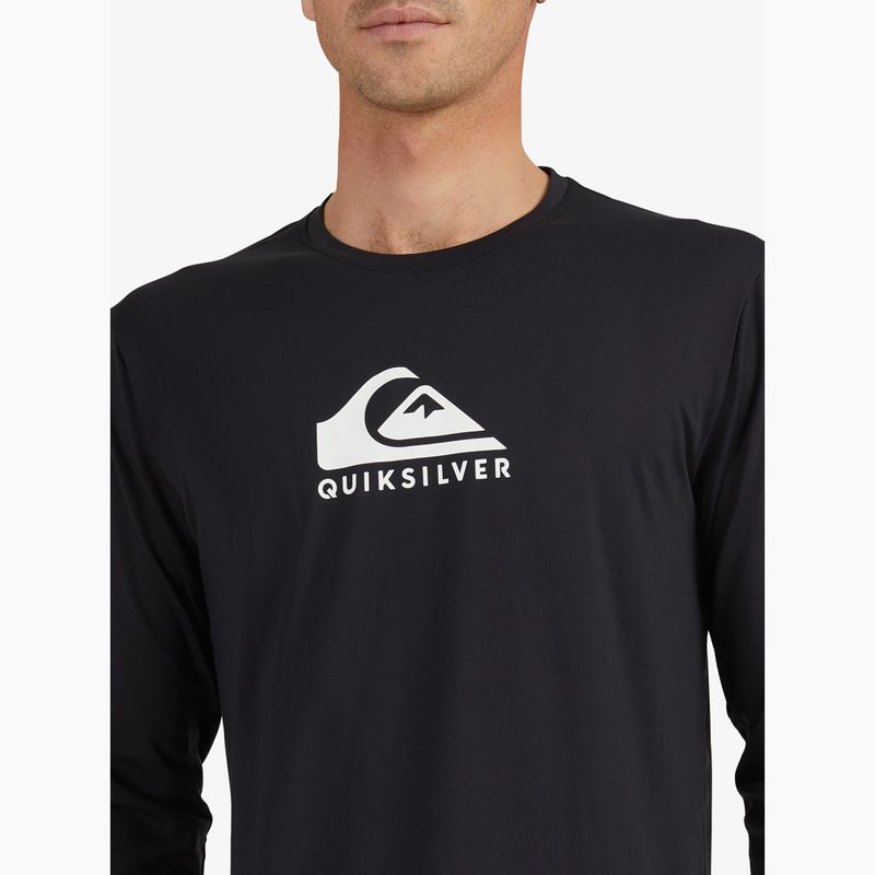Férfi Quiksilver Solid Streak úszó hosszú ujjú fekete 4
