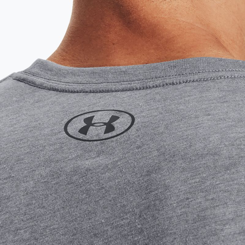 Under Armour férfi edzőpóló UA Sportstyle Logo SS szürke 1329590 4