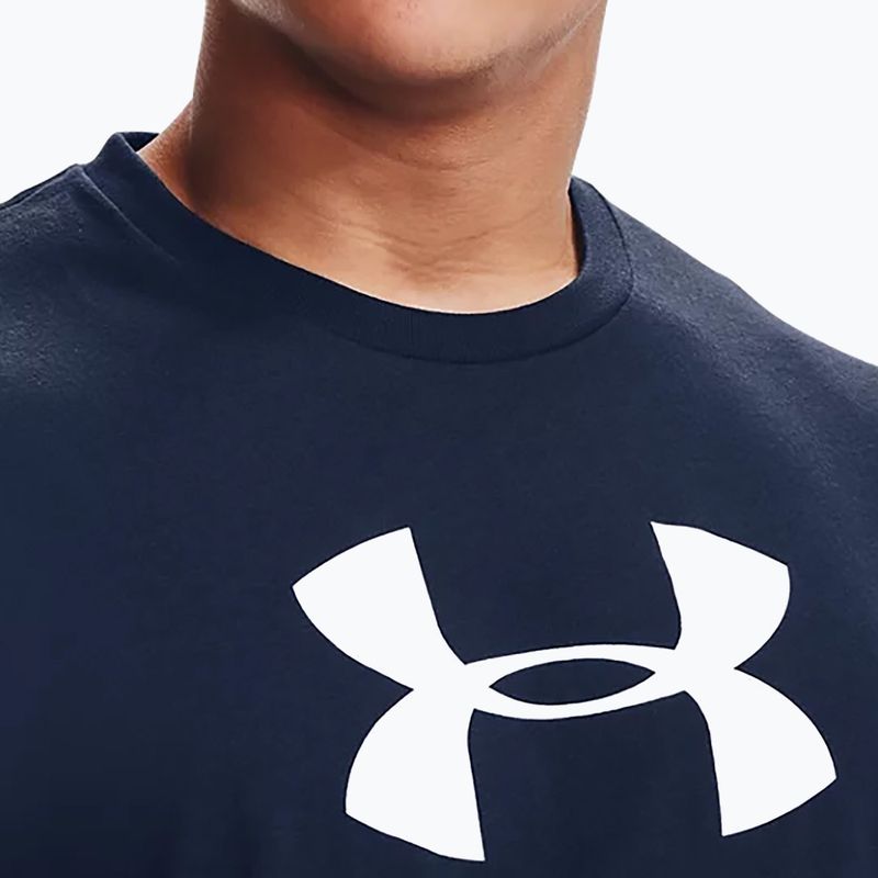 Under Armour UA Sportstyle Logo SS férfi edzőpóló tengerészkék 1329590 6