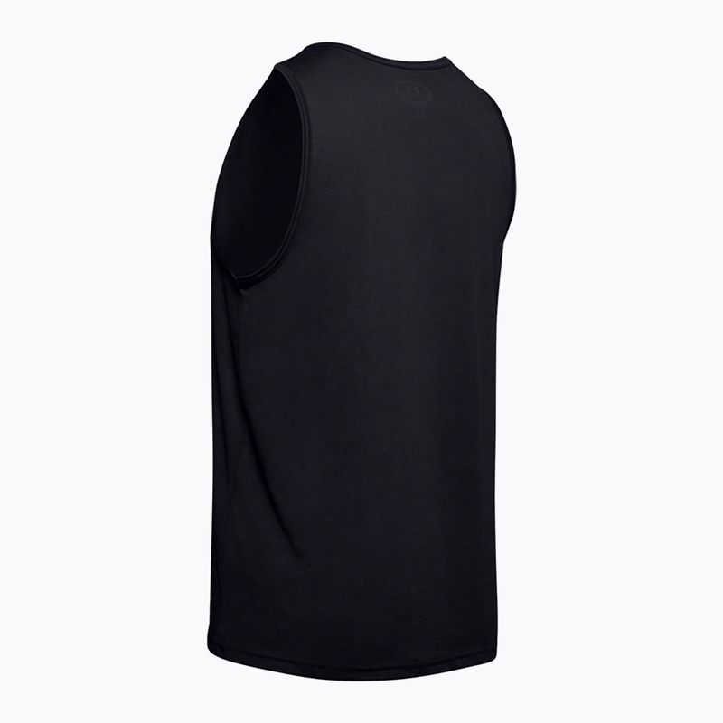 Férfi Under Armour Sportstyle Logo edzőtank fekete 1329589 2