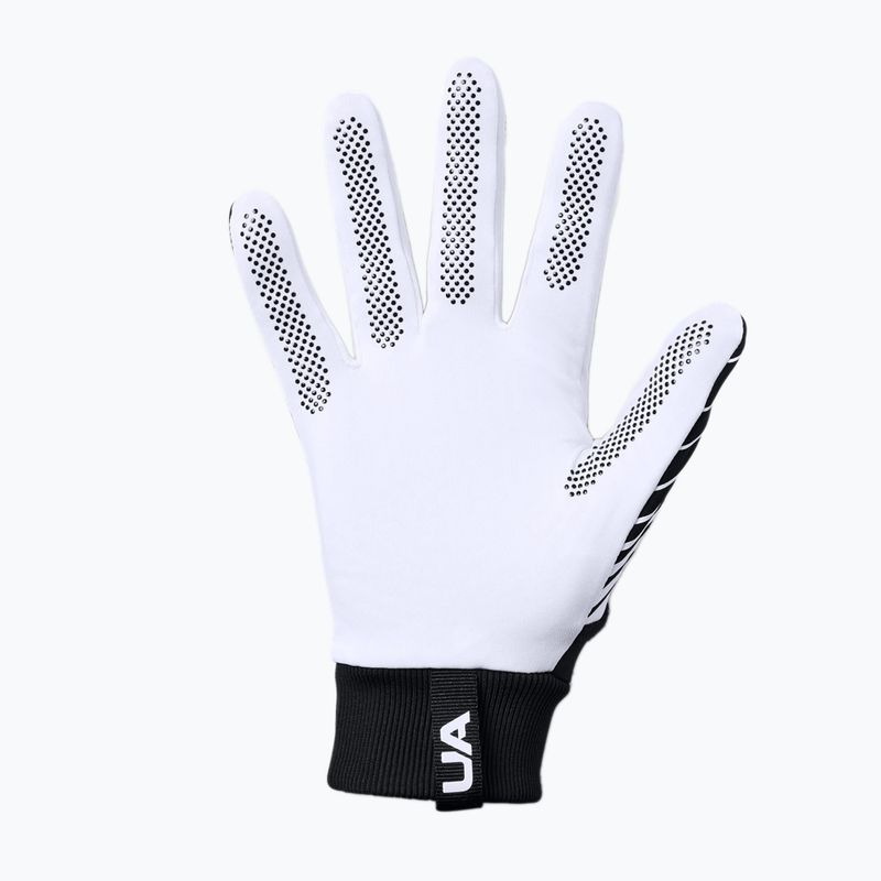 Under Armour Field Player'S 2.0 férfi futballkesztyű fekete-fehér 1328183-001 6