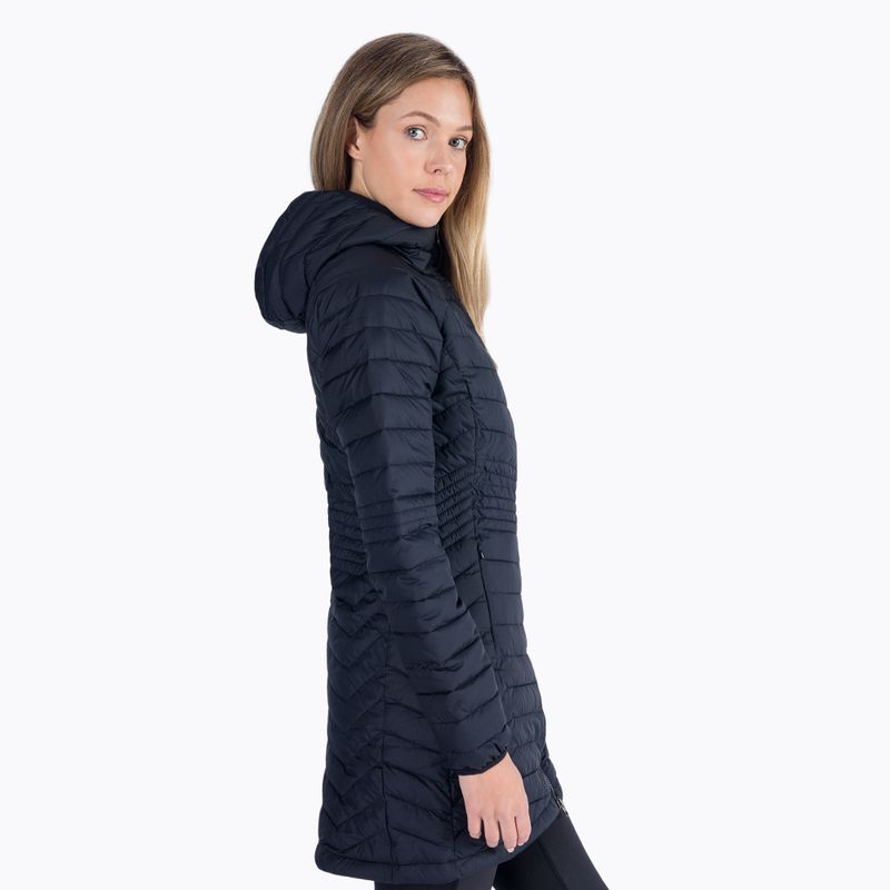 Columbia Powder Lite Mid női pehelypaplan kabát fekete 1748311 2