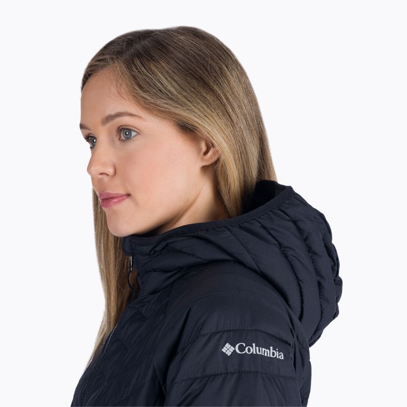 Columbia Powder Lite Mid női pehelypaplan kabát fekete 1748311 4