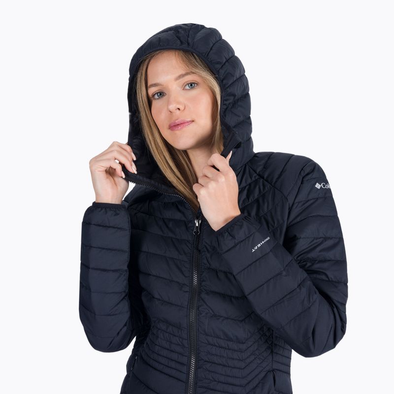 Columbia Powder Lite Mid női pehelypaplan kabát fekete 1748311 6