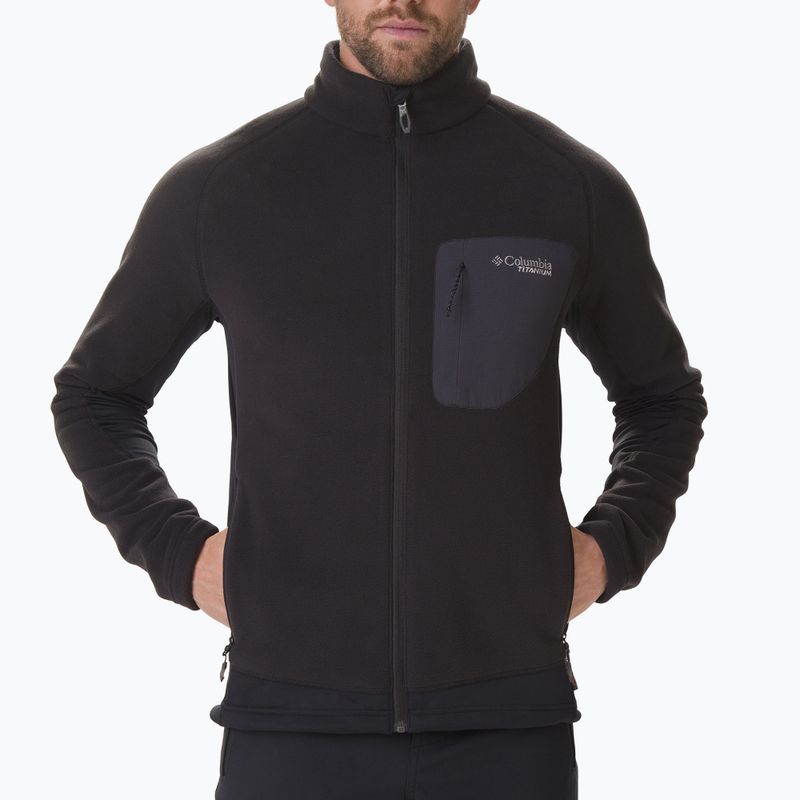 Columbia Titan Pass 2.0 II férfi fleece melegítőfelső fekete 1866422