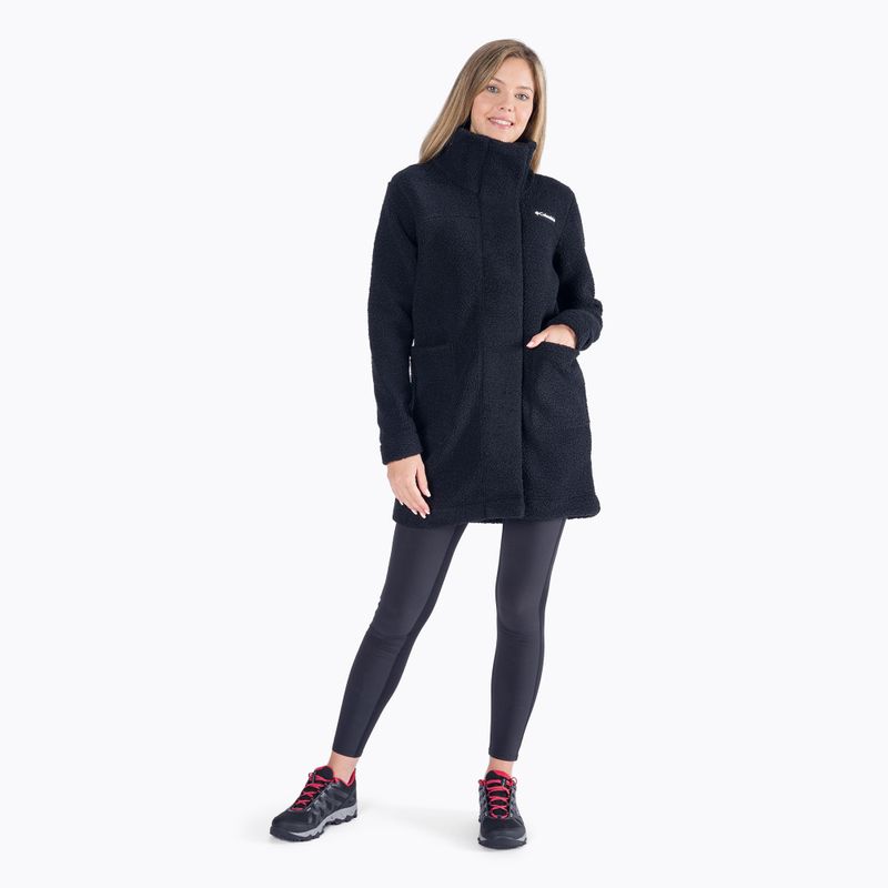 Columbia női Panorama Long fleece pulóver fekete 1862582 6