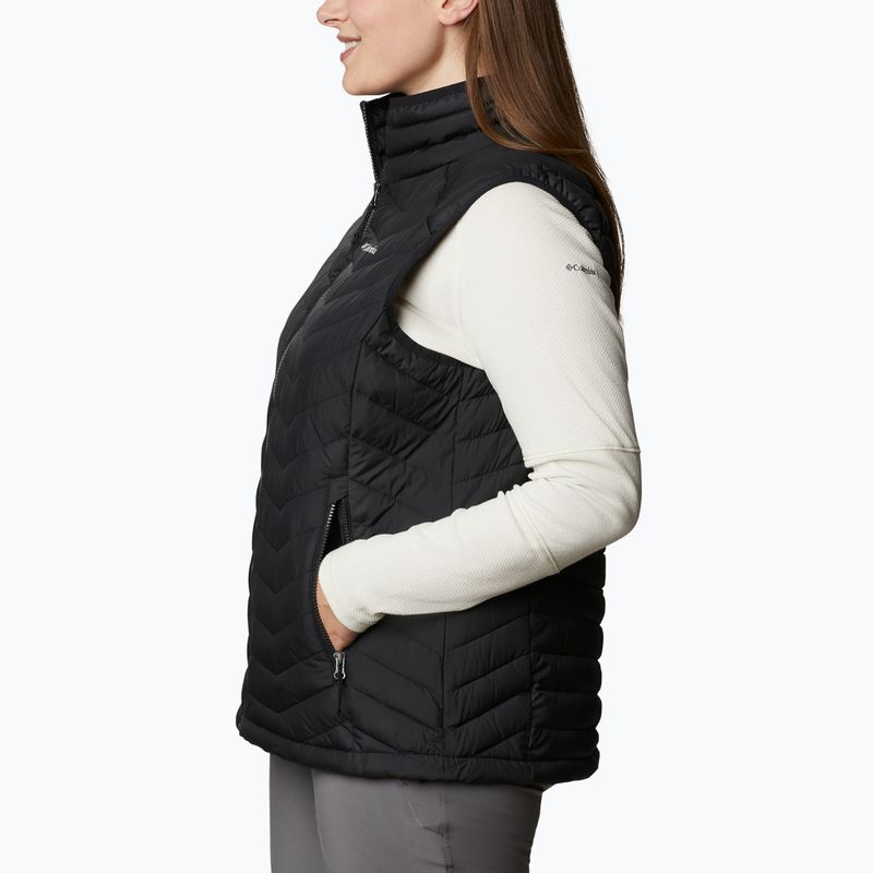 Női trekking ujjatlan Columbia Powder Lite fekete 2