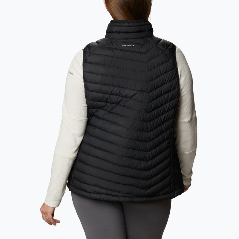 Női trekking ujjatlan Columbia Powder Lite fekete 3