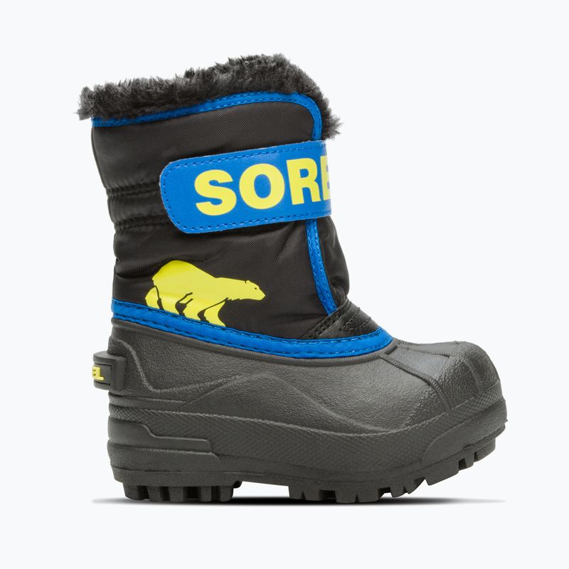 Sorel Snow Commander gyermek hócsizma fekete/szuperkék 7