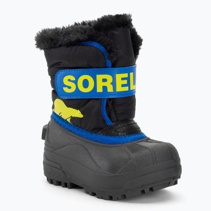 Sorel Snow Commander gyermek hócsizma fekete/szuperkék