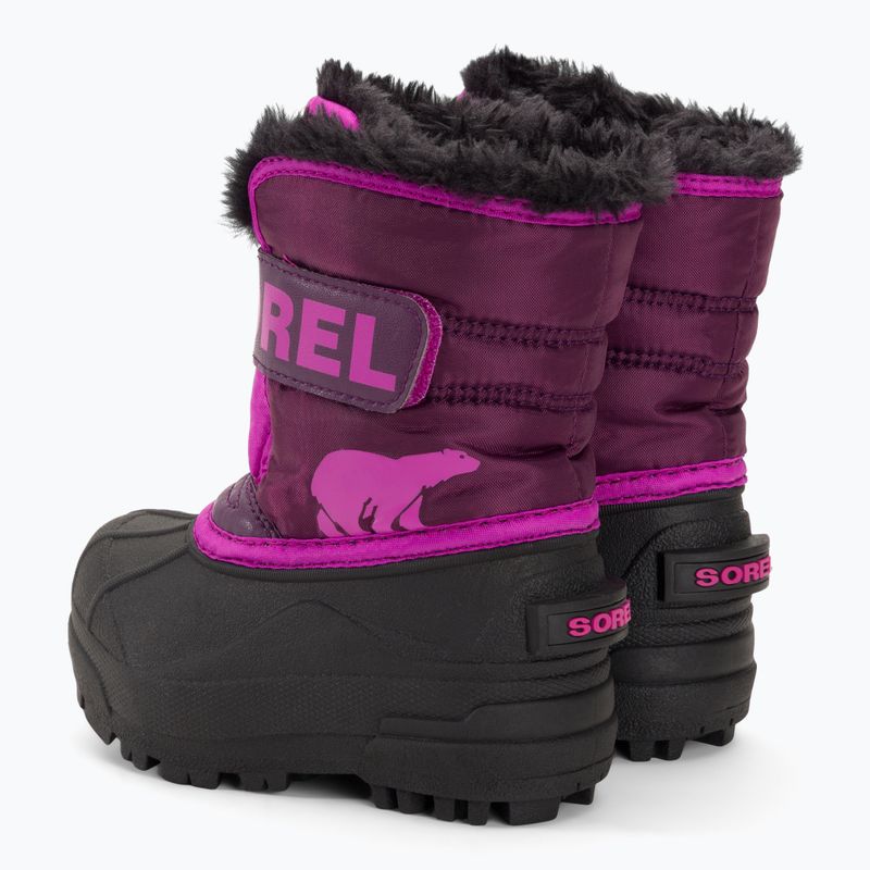 Sorel Snow Commander gyermek hócsizma lila dália/groovy pink 3