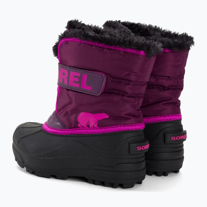 Sorel Snow Commander gyermek túrabakancs lila dália/groovy pink 3