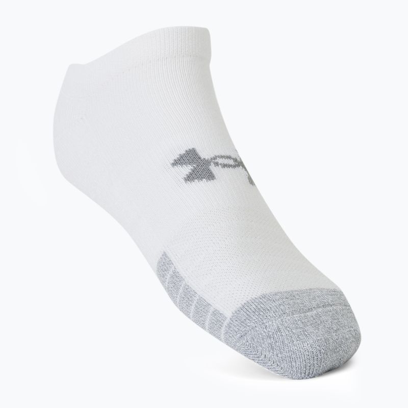 Under Armour Heatgear No Show sportzokni 3 pár fehér 1346755 2