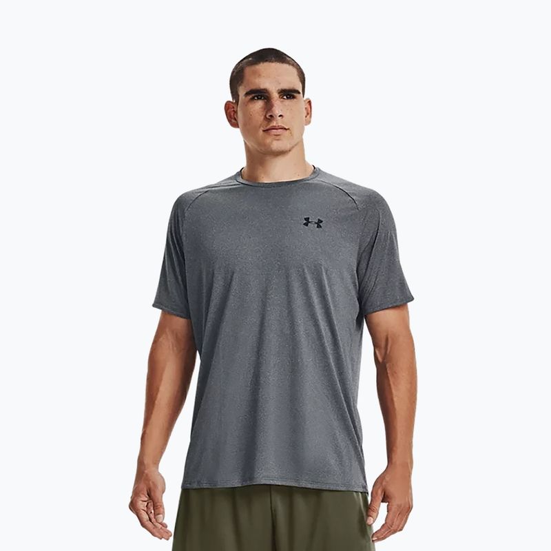 Under Armour férfi edzőpóló UA Tech 2.0 SS Tee Újdonság szürke 1345317 7