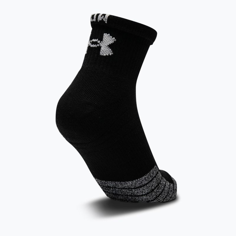 Under Armour Heatgear Quarter sportzokni 3 pár fekete 1353262 2
