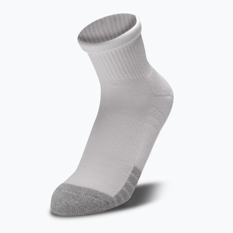Under Armour Heatgear Quarter sportzokni 3 pár fehér és szürke 1353262