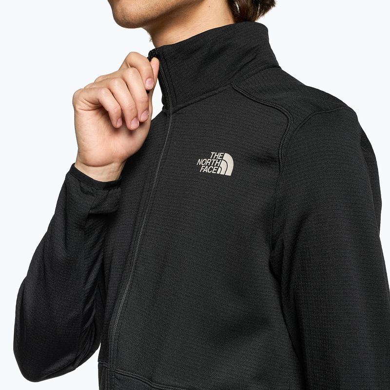 Férfi The North Face Quest FZ FZ fleece pulóver fekete NF0A3YG1JK31 4