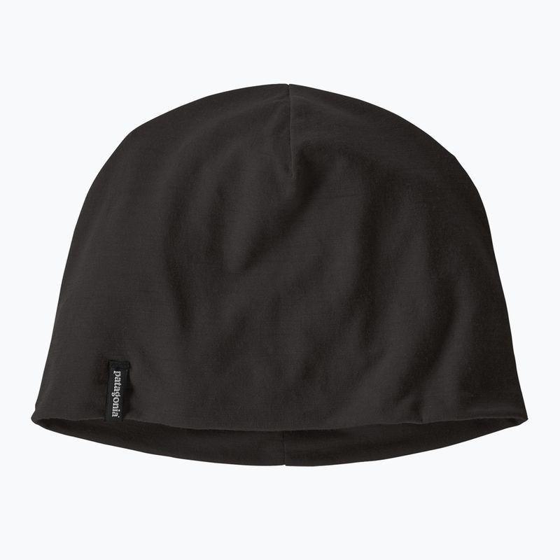 Téli sapka Patagonia Overlook Merino Wool Liner Beanie black