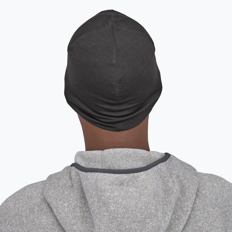 Téli sapka Patagonia Overlook Merino Wool Liner Beanie black 3