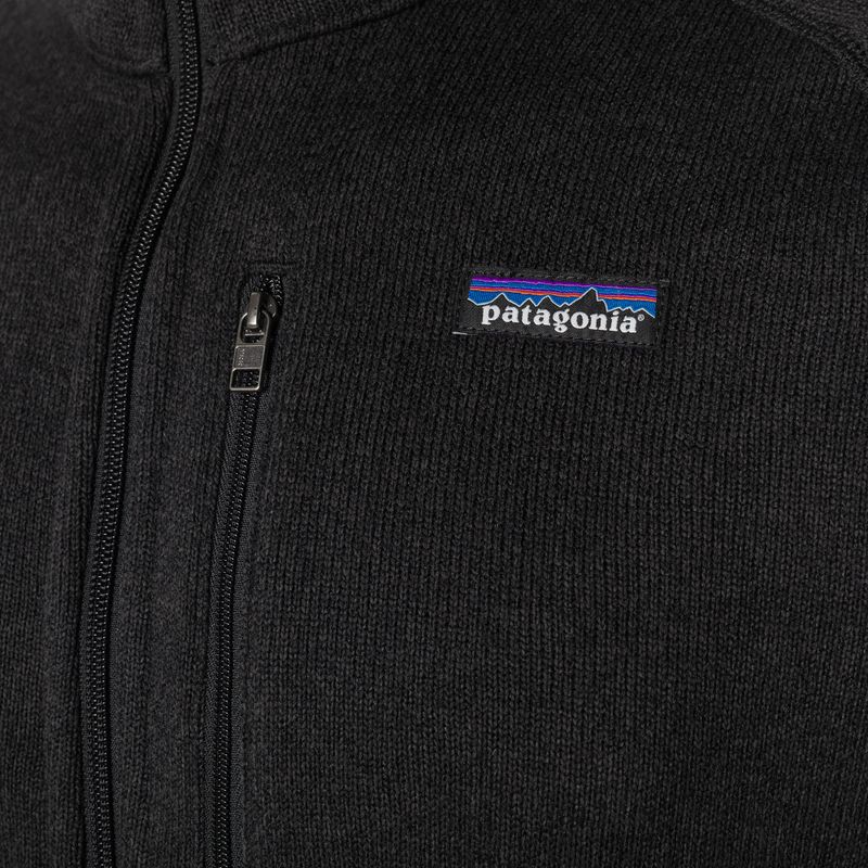 Férfi trekking pulóver Patagonia Better Sweater Fleece black 5
